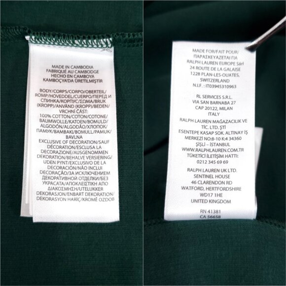 NWT Polo Ralph Lauren Estate Rib Mens 3XLT 1/4 Zip Green Tartan Plaid Sweater - Picture 11 of 15